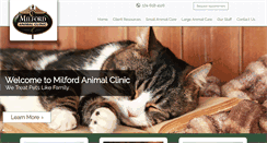 Desktop Screenshot of milfordanimalclinic.com